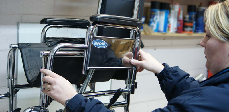 Service of repair and maintenance of wheelchairs in Gran Canaria